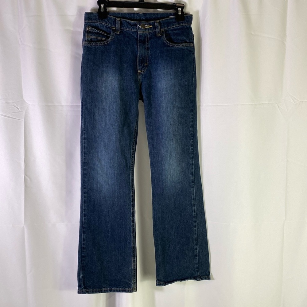 Wrangler jeans girls size 16, adjustable‎ waist. Dark blue color.